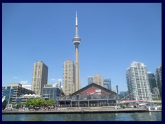 View of the Harbourfront the tour boat 053 - CN Tower, Radisson Hotel